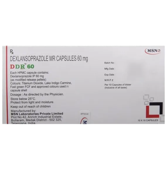 ddr 60mg capsule 10's